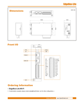 Mini PLC, Edgebox-ESP-100 ESP32-S3, Gateway IOT, RS485, CAN-bus, Modbus, Sistema de Control Industrial IoT, Controlador PLC Programable