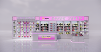 Étagère de présentation de jouets et comptoir de réception pour les magasins de machines à griffes d'arcade, distributeurs automatiques de jouets en capsule, machines à gacha
