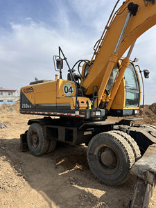 210w-7/210W excavadora de ruedas usada Hyundai 210W-9 excavadora de segunda mano barata para la venta - Product Image 4