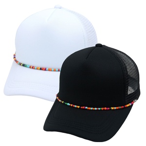 Casquette Trucker Vintage Personnalisée avec Logo, Casquette Trucker 5 Panneaux en Maille, Casquette Trucker Adulte Streetwear à Fermeture Snapback pour l'Extérieur - Product Image 1