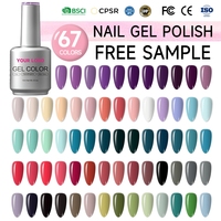 Esmalte de Uñas en Gel UV HEMA TPO, 67 Colores Personalizables, de Larga Duración, Fácil de Remover, Venta al Por Mayor