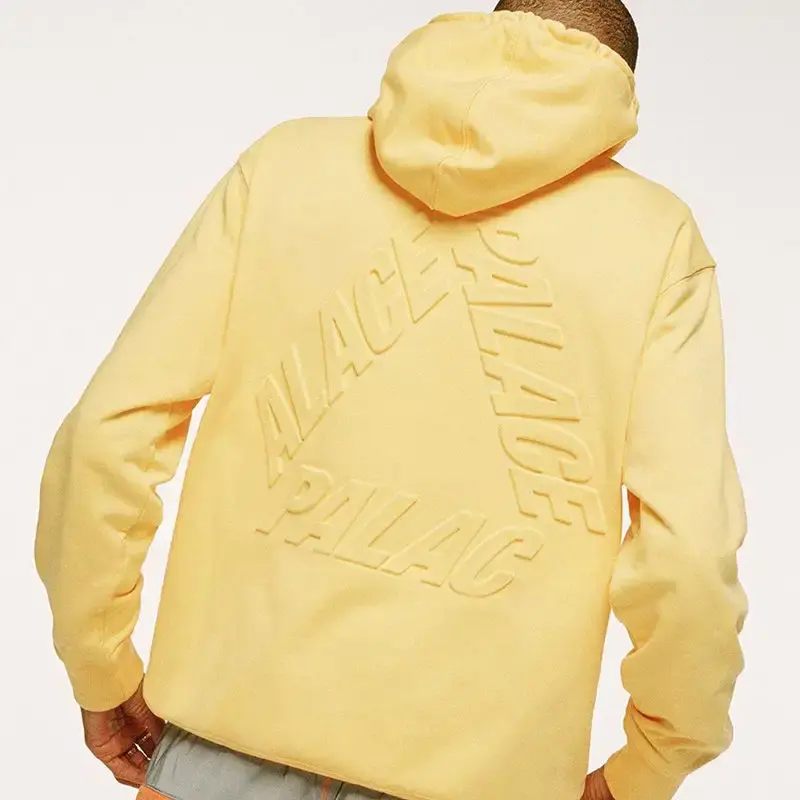 Polaire Baggy Gaufrage Pull Surdimensionné Sweats à Capuche pour Hommes Personnalisé 3d Logo Imprimé Sweat à Capuche en Relief