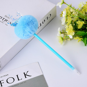 Bonvada Creative Cute Furry Candy Colored Plastic Plush <b>Ballpoint</b> <b>Pen</b> - Product Image 5