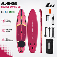 Planche de paddle gonflable de 11'6"*35"*6" pour le tourisme, vente en gros, directement de l'usine, planche de surf ISUP, planche de paddle SUP