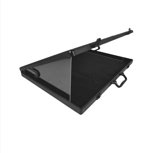 Luxury Display Case with Choice of Black Compartment Insert Featuring an Aluminium Metal Glass Lid PVC Material