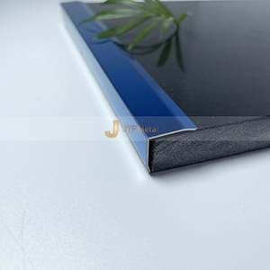 EX726 L Shaped Stainless Steel Tile Edge Trim Metal <b>Corner</b> Strip for Wall Ceramic Tile Decorative Finish - Product Image 3