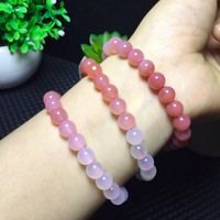 Wholesale Salt Agate Gradient Color Single Circle Bracelet for Women