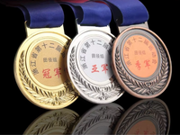 Médaille de championnat de karaté personnalisée sur mesure, thème de tournoi sportif de hockey, découpe à la presse, métal 3D, émail brillant