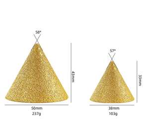 Broca de biselado de diamante de rosca M10 de 38/50mm, rueda de pulido tallada de cono <span class=keywords><strong>para</strong></span> azulejos de porcelana, cortador de recorte - Product Image 6