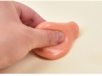 Modèle de simulation du corps humain à cinq sens, jouet à presser en forme de nez, sensation de boue humide super douce, décompression amusante, jouet à presser pour les jeunes de 7 à 14 ans