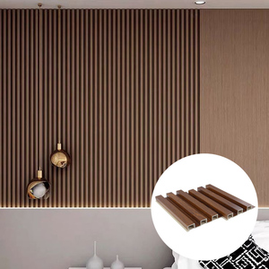 Nhà Máy Giá WPC Panel Tường Nội Thất không thấm nước Gỗ nhựa composite cho phòng khách/phòng ngủ - Product Image 2