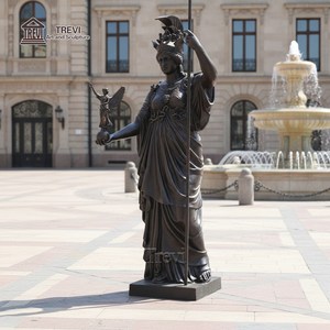 Estatua de <span class=keywords><strong>Atenea</strong></span> de Bronce Clásico TREVI, <span class=keywords><strong>Escultura</strong></span> de la Antigua <span class=keywords><strong>Diosa</strong></span>, Monumento Público para Exteriores - Product Image 4