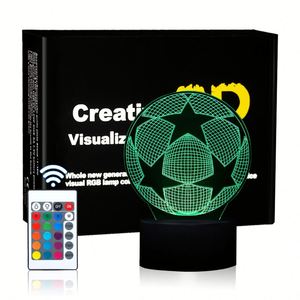 Wholesale 3D Night <b>Lights</b>, 3D LED <b>Lights</b>, Acrylic Night <b>Lights</b>, Custom Patterns, Festival Gifts From Lighting Factory. - Product Image 1