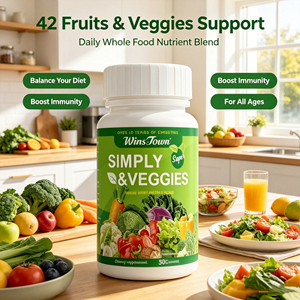 Cápsulas de Frutas y Verduras WinsTown OEM, Suplemento de Superalimentos de Frutas y Verduras Enteras, Equilibra la Dieta, Refuerza el Sistema Inmunológico - Product Image 2