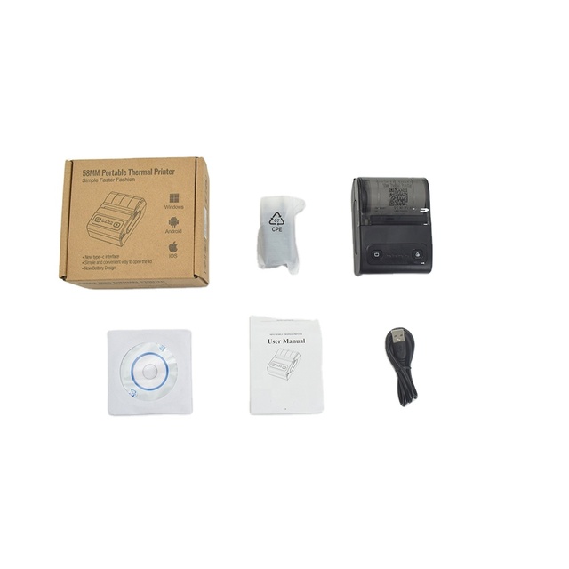 80mm 3inch Portable Mini Mobile Printer Wireless