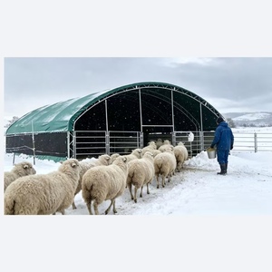 Abri pour animaux de ferme en bâche PVC résistante à la neige, construction rapide, robuste, pour l'élevage - Product Image 6