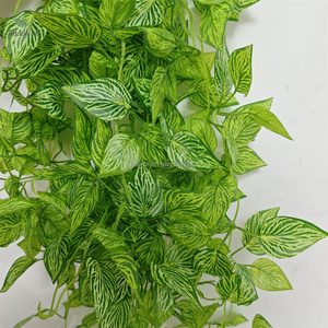 Nouvelle Arrivée Artificielle Verdure Feuilles De <span class=keywords><strong>Vigne</strong></span> Suspendus Plante Soie Tenture Décoration Murale - Product Image 4