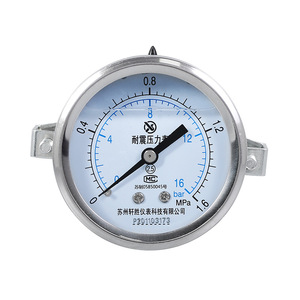 Xinsheng YN60Z Stainless Steel Pressure Gauge 60mm 2.5 Accuracy Shock Resistant For <b>Water</b> <b>Purifiers</b> - Product Image 1