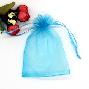 Pochettes à bijoux en organza recyclables avec cordon de serrage pour l'emballage de cravates, ceintures, accessoires pour cheveux pour mariage, fête ou Noël - Product Image 3