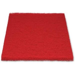 Discos de Pulido para Máquina de Pisos Boardwalk, Rojos, 20x14 Pulgadas, Paquete de 10, Duraderos, Alto Brillo, para Limpieza y Pulido de Concreto, OEM Personalizable - Product Image 1