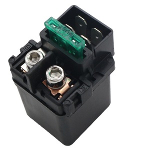 รีเลย์สตาร์ทมอเตอร์ไซค์คาวาซากิ 12V สีดำ ขั้วต่อแบบสกรู ติดตั้งแบบโบลต์ สำหรับเปลี่ยนซ่อม - Product Image 1
