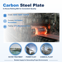 Plaque en acier au carbone laminée à chaud ASTM A516 Gr 70 pour tambour de chaudière