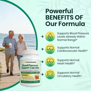 Fabrika Kan Basıncı Kapsülü Alıç Meyvesi Kalp Dolaşımını Destekler Kardiyovasküler Sağlığı Bitkisel Takviyeler - Product Image 5