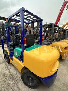 <b>Used</b> Komatsu FD30 3-Ton Diesel Forklift 4WD Solid Tire Rough Terrain Two Stage Mast 48KW Engine 1220x125x50 Fork Dimensions - Product Image 4