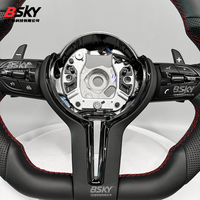 Volant en cuir pour BMW Série 3 Série 5 pour M3 M4 M5 M6 F30 F10 F15 F36 F01 F20 F22 F25 F31 F32 E70 E71 E90 X6
