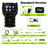 Escáner de Motocicletas JDiag M100Pro Versión Estándar, Probador de Batería, Herramienta de Diagnóstico Manual, Diagnóstico Completo del Sistema OBD, Herramienta de Diagnóstico del Motor de 12V