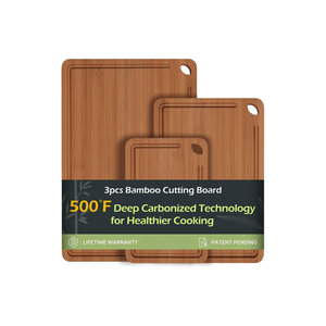 Tre cắt Board dọc nhà bếp cắt Board 3 mảnh thiết lập với sáo trái cây cắt Board Set - Product Image 1