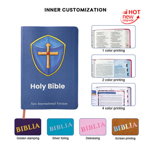 Nuove versioni internazionali di lusso stampa Offset Bibbia Custom Pu Soft Cover La Bibbia a mano - Product Image 5