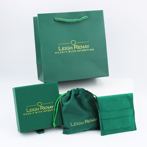 Tùy chỉnh hộp đồ trang sức đồ trang sức thiết lập lưu trữ Vòng cổ bông tai trang sức bao bì túi giấy Vòng hộp trượt ngăn kéo hộp - Product Image 1