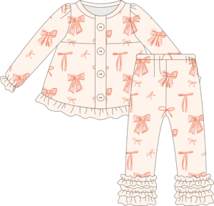 Set di Abbigliamento Estivo per Bambine con Logo Personalizzato, Multicolore e Multitaglia - Product Image 3