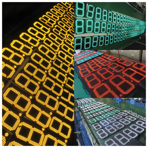 Boîte lumineuse personnalisée, panneau de prix de l'essence à LED, affichage numérique simple ou double face, prix du carburant, prix exceptionnel pour station-service en extérieur - Product Image 4