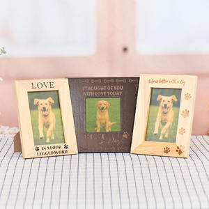 Personalización personalizada grabado láser frase mascotas marco de fotos conmemorativo <span class=keywords><strong>para</strong></span> Decoración de mesa - Product Image 5