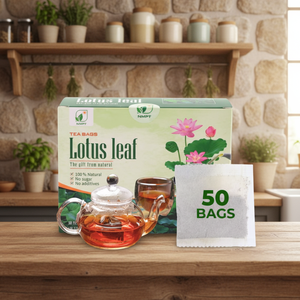 ชาสมุนไพรใบบัวบริสุทธิ์ออร์แกนิค ยี่ห้อ NMPT ชนิดบรรจุภัณฑ์ขนาดใหญ่ เครื่องดื่มเพื่อการผ่อนคลายจากธรรมชาติ - Product Image 1