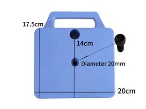 Support d'égouttement en acier inoxydable IV Pole avec plateau en ABS et 4 crochets Mobilier d'hôpital pour centres médicaux et hôpitaux - Product Image 5