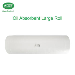 Professional SABER Oil Absorbent Large <b>Roll</b> 200 collection <b>mat</b> <b>roll</b> with 1 <b>roll</b> pack for large floor coverage and staging - Product Image 4