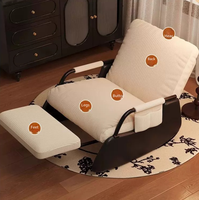 Chaise de salon confortable de conception nouvelle, chaise à bascule pour déjeuner et détente sur le balcon