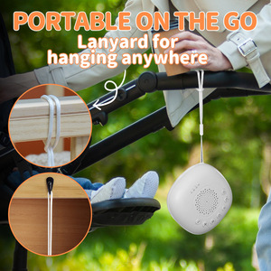 Batería <span class=keywords><strong>de</strong></span> larga duración, carga USB portátil, luz nocturna ABS <span class=keywords><strong>de</strong></span> 2,5 W con máquina <span class=keywords><strong>de</strong></span> ruido blanco, función <span class=keywords><strong>de</strong></span> sincronización <span class=keywords><strong>de</strong></span> 3 niveles <span class=keywords><strong>para</strong></span> dormitorio - Product Image 2