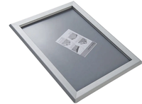 Cadre en aluminium à clipser, largeur 32 mm, cadre mural pour photos, format A4, coins mitrés ou coins arrondis, cadre pour affiches