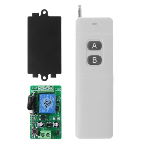 3000m Long Range DC 12V 2CH RF Wireless Remote Control Switch System 315 Mhz 2-Key Transmitter + Receiver