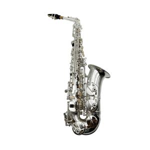 Saxofón Alto Profesional SEASOUND OEM Tono Mi Bemol (Eb) Plateado con Estuche Impermeable de Alta Calidad JYAS102S - Product Image 1