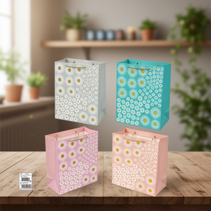 Borsa regalo grande Erpsl, doppia faccia goffrata con stampa in lamina oro UV, borsa di carta per promozioni - Product Image 3