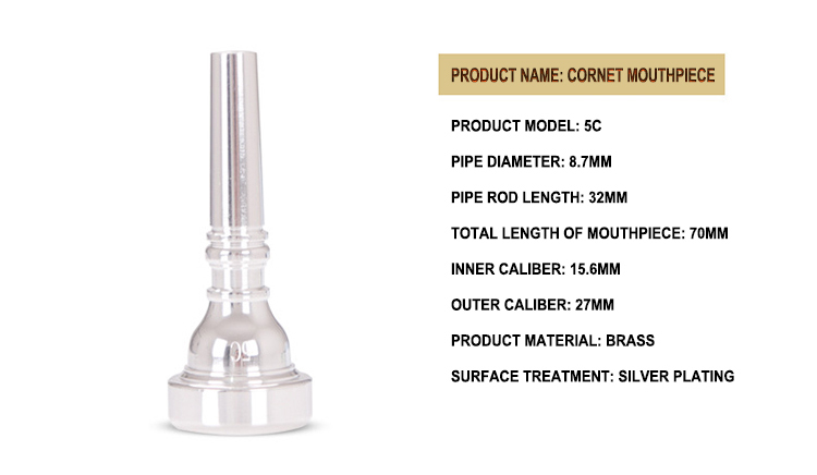 Cornet Mouthpiece 5C
