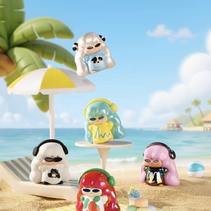 Figurines mignonnes JUE Girl on Vacation Mini Beans pour la décoration de la maison, mini figurines anime JUE Girl Beans, sacs et boîtes surprises - Product Image 4