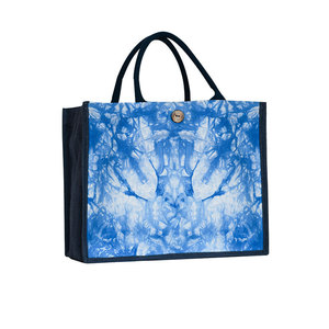 Sac à bandoulière pour femme en tissu de coton tie-dye, style ethnique du Yunnan, nouveau modèle, design de luxe léger avec fermeture éclair - Product Image 1