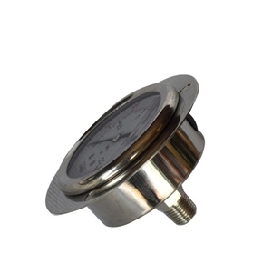 Manomètre industriel hydraulique à liquide, rempli de glycérine, anti-choc, 60 mm, 50, 40 mm, en acier inoxydable - Product Image 3