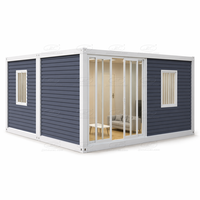 Maison conteneur préfabriquée en matériaux EPS avec chambre et application commerciale, conception détachable pour l'hébergement et les toilettes